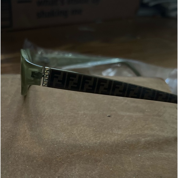 Fendi NWT Authentic Green and Brown 838R Prescription Eyeglasses - Picture 12 of 16
